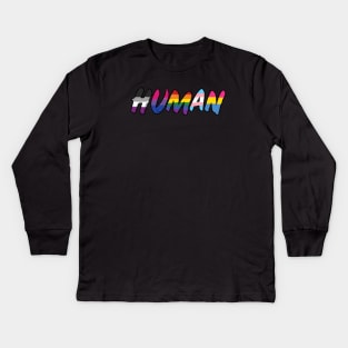 Human Kids Long Sleeve T-Shirt